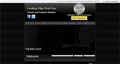 Desktop Screenshot of leadingedgeoralcare.com